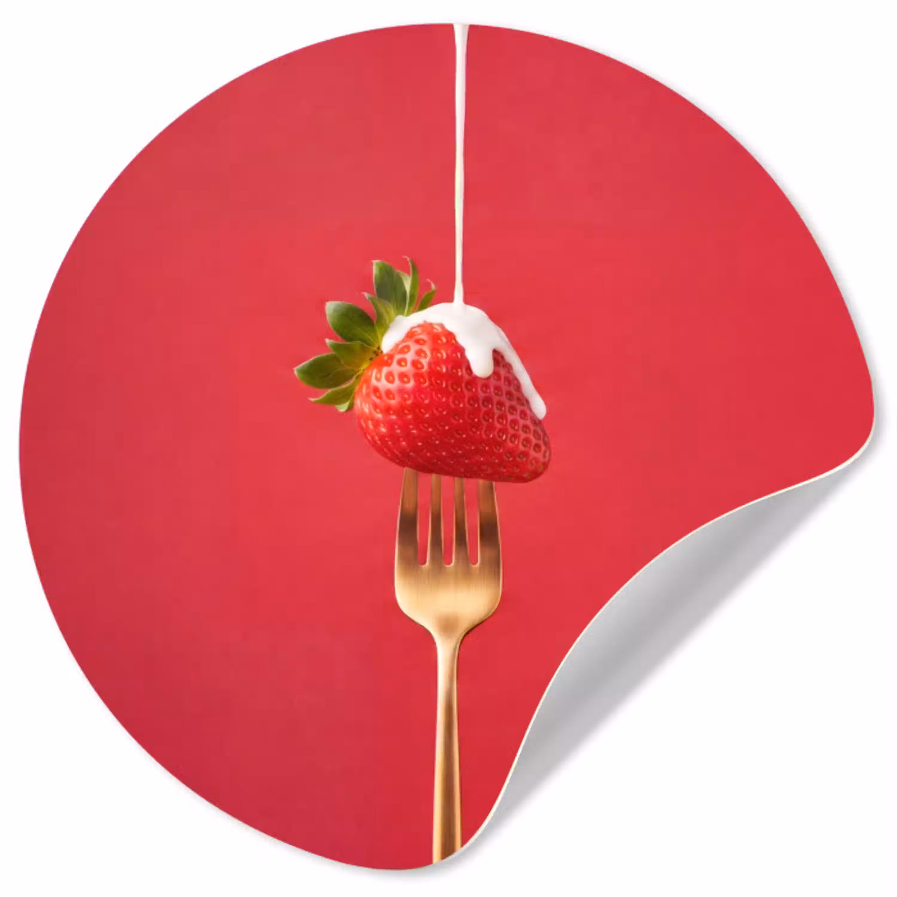 Fruit - Room - Modern Wandcirkel behangsticker klein -3d