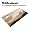 Bergen - Mist - Zonnestralen Muismat XXL klein -sfeer4