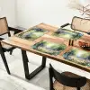 Bos - Schilderstijl - Kleurrijk Placemat vinyl groot -zzsfeer4_Kitchenyeah-website