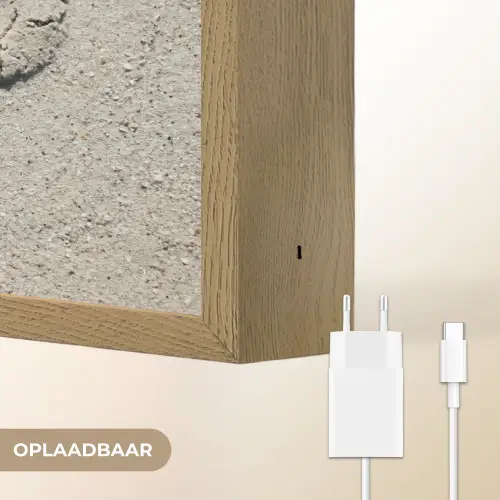 Voeten - Zand - Zee Light Box met batterij (Wandlamp) middel -USP_websiteoplaadbaarNL