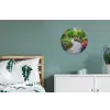 Park - Bloemen - Tuin Wandcirkel aluminium klein -slaapkamer