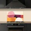 Vormen - Abstract - Kleurrijk keuken achterwand spatscherm klein -sfeer1