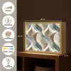 Abstract - Golven - Kleurrijk Light Box met batterij (Wandlamp) middel 907 -USP_websiteoverzichtNL