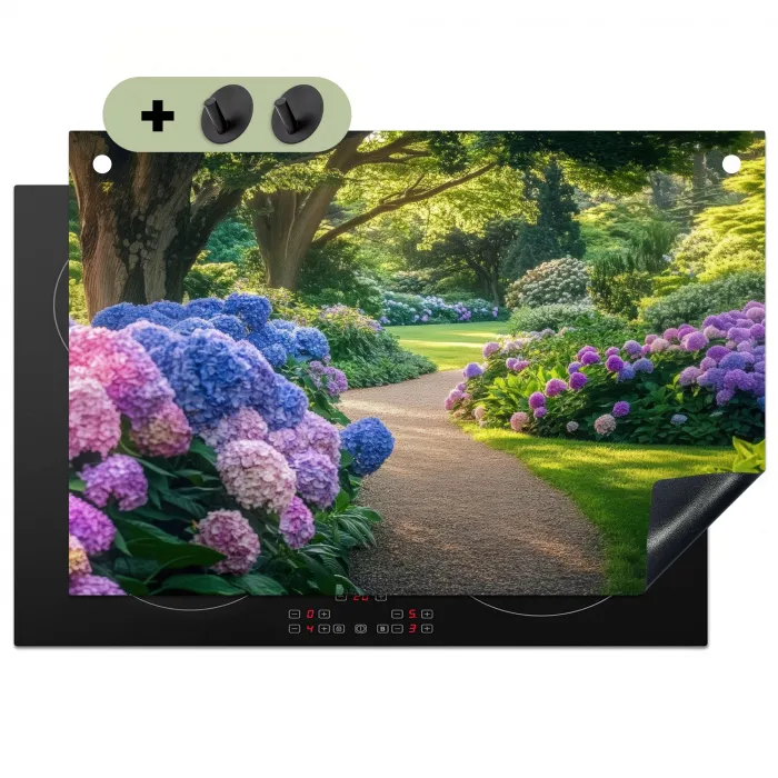 Hortensia- Park - Pad Inductie beschemer met haakjes klein -3d