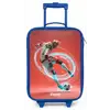 Voetbal - Jongen - Rood - Lichtcirkel Kinderkoffer - Blauw klein -zz3dotto