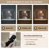 Bruin - Kok - Hondje Light Box met batterij (Wandlamp) middel -USP_lichtkleurNL