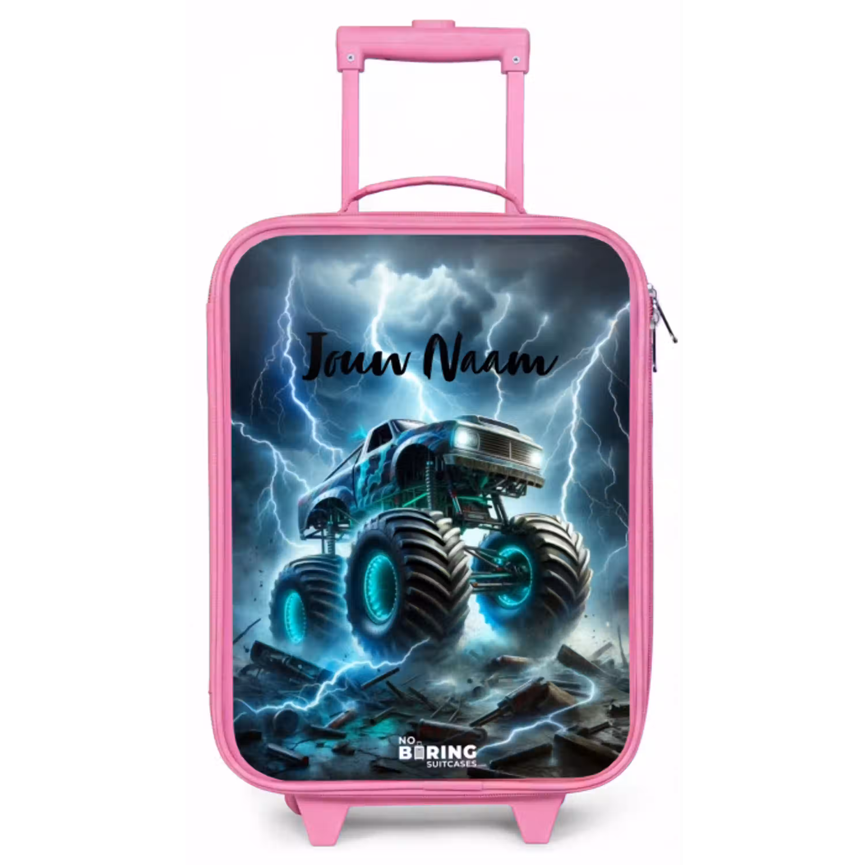 Thunder Wheels Kinderkoffer - Roze klein -zz3dotto