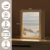 Zandstrand - Bewolkt - Duinen Light Box met kabel (Tafellamp) klein -USP_NL