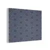 Patroon - Blauw - Geometrisch PET vilt klein 837 -3d