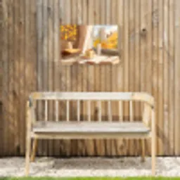 Thee - Boek - Thee - Herfst Tuinposter op houten frame 2 cm dik klein -sfeer4