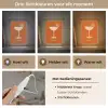 Cocktail - Oranje - Zomer - Quote Light Box met kabel (Wandlamp) klein -USP_lichtkleurNL