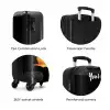 Palmbomen Besmeurd met Verf NBS - Handbagage koffer - Kinderen Unisex middel zzzzzzzbolletjes_ENG