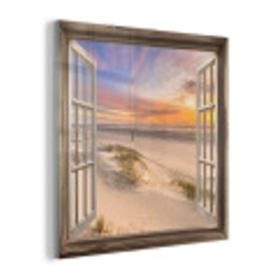 Doorkijk - Strand - Duinen - Natuur - Landschap plexiglas 5mm klein -z3d