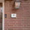 Witgrijs hout - Modern Naambord Rechthoek middel -sfeer7-rechthoek-S