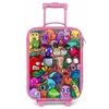 Monsters, bloemen en ijsje patroon Kinderkoffer - Roze klein -zz3dotto