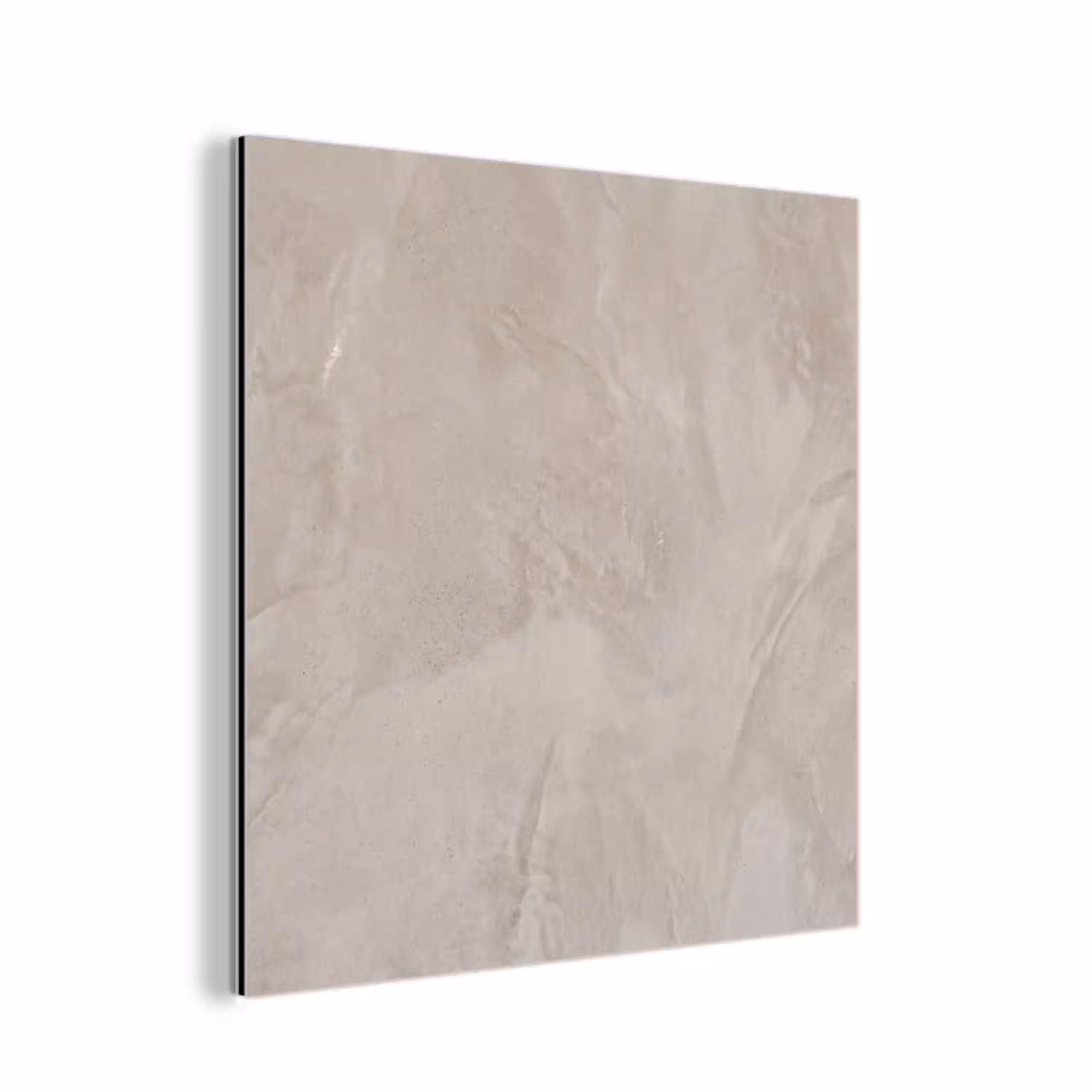 Textuur - Wand - Modern - Beige - Abstract aluminium wit klein -3d