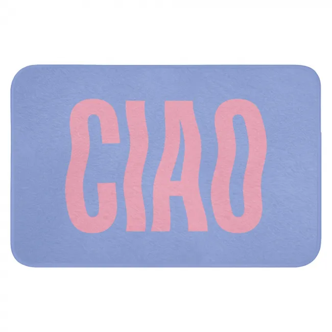 Badmat - Ciao - Roze - Blauw - Golvend