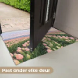 Tulpen - Landschap - Roze Deurmat klein -USP_NL