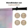 Macarons - Schaal - Pastel - Kleurrijk Wandkleed katoen klein -sfeer2