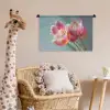 Tulpen - Roze - Stelen Wandkleed katoen klein -wsfeer5_kind