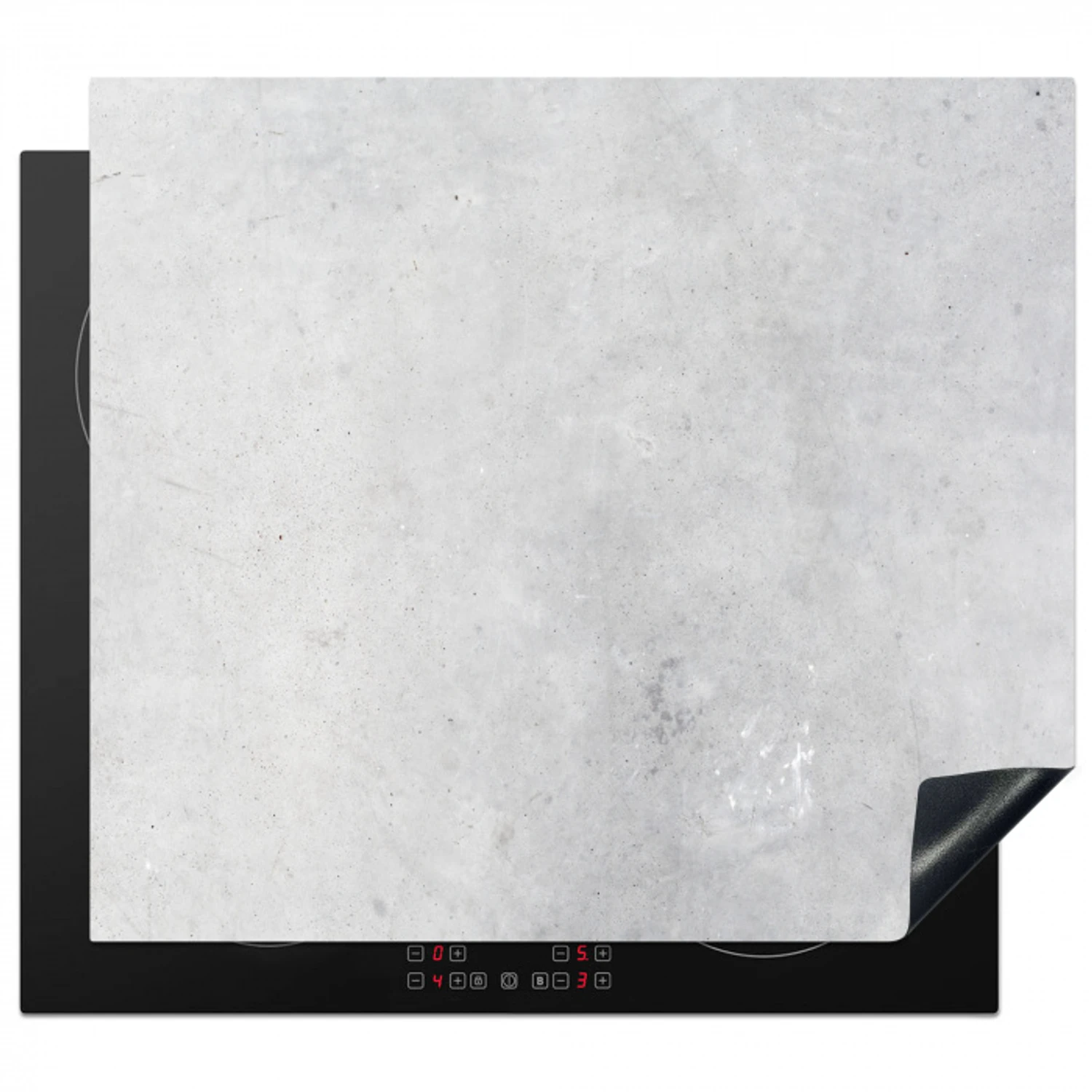 Gestolde Tijd Inductie beschermer vinyl 3mm middel -3d