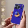 Meloen - Blauw - Oranje - Kunstzinnig Telefoonhoesje iPhone 17 Pro klein -sfeer3_NL