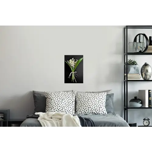 Lelietjes van dalen - Bloemen - Stilleven - Flora Muursticker klein -slaapkamer