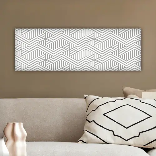 Lijn - Design - Geometrie - Patroon canvas 2cm klein 828 -sfeer3