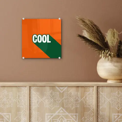 Cool - Oranje - Groen plexiglas 5mm klein -sfeer5
