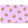 Pretzels - Eten - Paars tuinposter los doek groot -3d