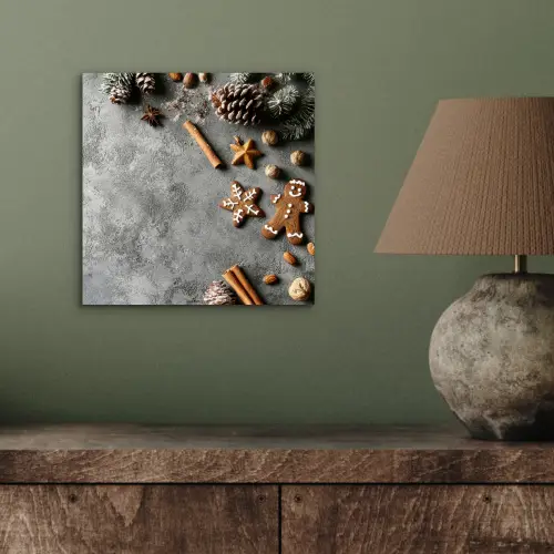 Winter - Kerst - Beton - Dennenappels aluminium wit klein -sfeer2