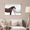 Paard - Modern - Balans Wandkleed katoen middel -sfeer4
