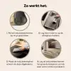 Hout - Keukengerei - Stilleven - Tegels Inductie beschermer vinyl 3mm middel -sfeer9
