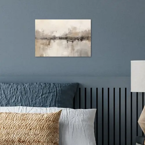 Moderne kunst - Abstract - Beige poster papier klein -sfeer2