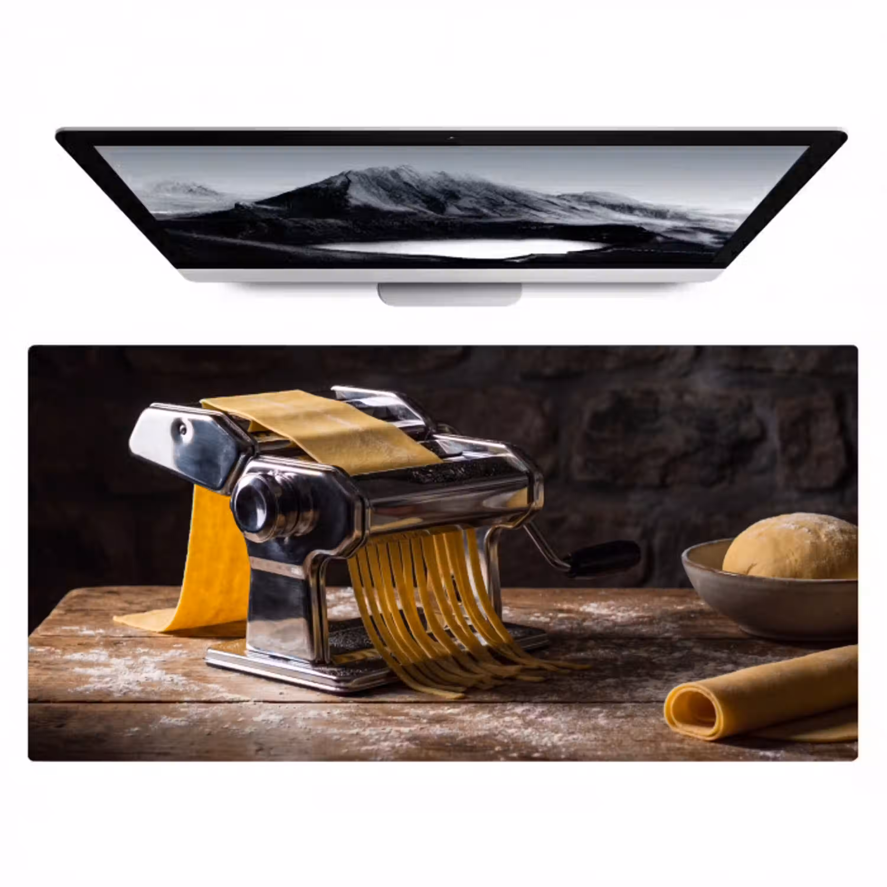 Pasta - Vers - Koken Muismat XXL klein -zzz3d
