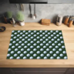 Ballen - Golf - Groen Inductie beschermer vinyl 3mm klein 276 -sfeer5