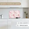 Dieren - Abstract - Rood keuken achterwand spatscherm klein 900 -sfeer4_FR