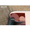 Geometrisch - Cirkels - Rood Placemat vinyl groot -closeup
