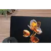 Bloem - Orchidee - Oranje muismat rubber klein -closeup