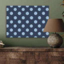 Klassiek - Dots - Blauw PET vilt klein 837 -sfeer2