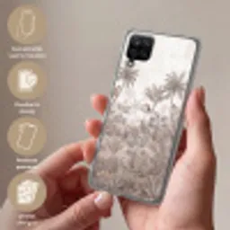Jungle - Dieren - Palmbomen Telefoonhoesje Samsung Galaxy A12 klein -sfeer3_NL