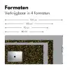 Spat - Waterverf - Geel - Zwart Muismat XXL klein 681 -sfeer5