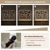 Luipaardprint - Bruin - Courage - Sierlijk Light Box met batterij (Wandlamp) middel -USP_dimbaarNL