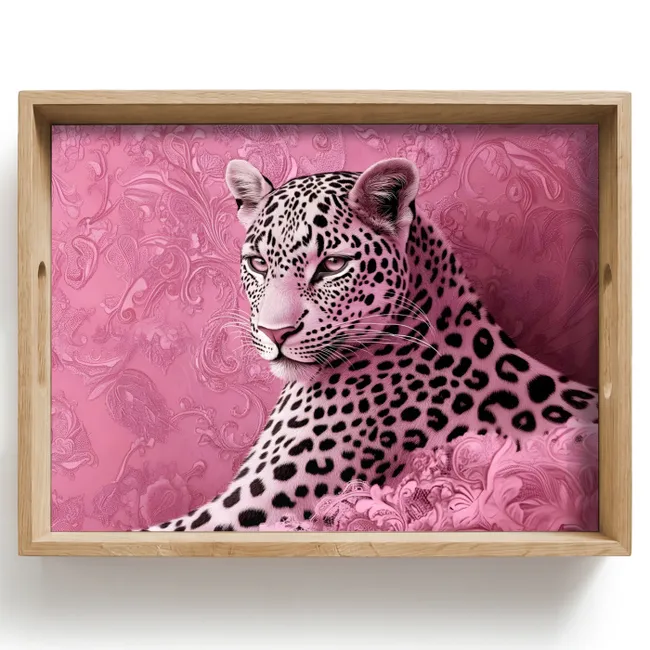Tray - Panther - Luxury - Pink