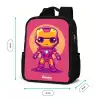 Roze ranger Rugzak - Zwart middel -productfoto_formaten