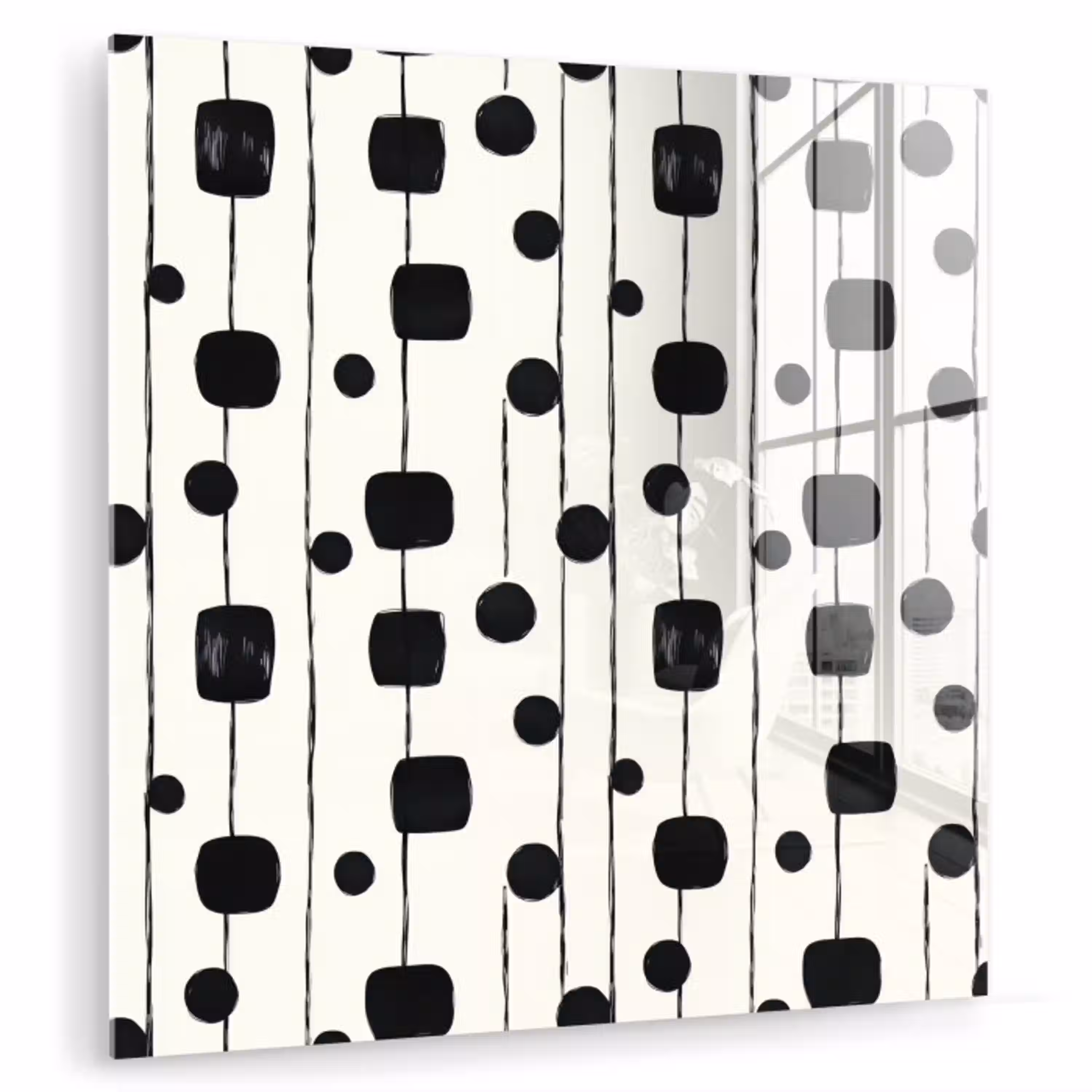 Grafisch - Modern - Zwart plexiglas 5mm klein 11 -zzzproduct_nieuw