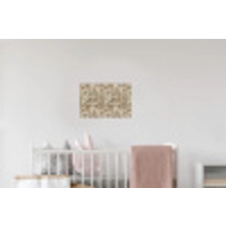 Waaierstructuren - Beige - Vezeltextuur Muursticker klein 286 -kinderkamer