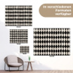 Klassiek - Patroon - Zwart tuinposter los doek klein 239 -Xsfeer9_DE