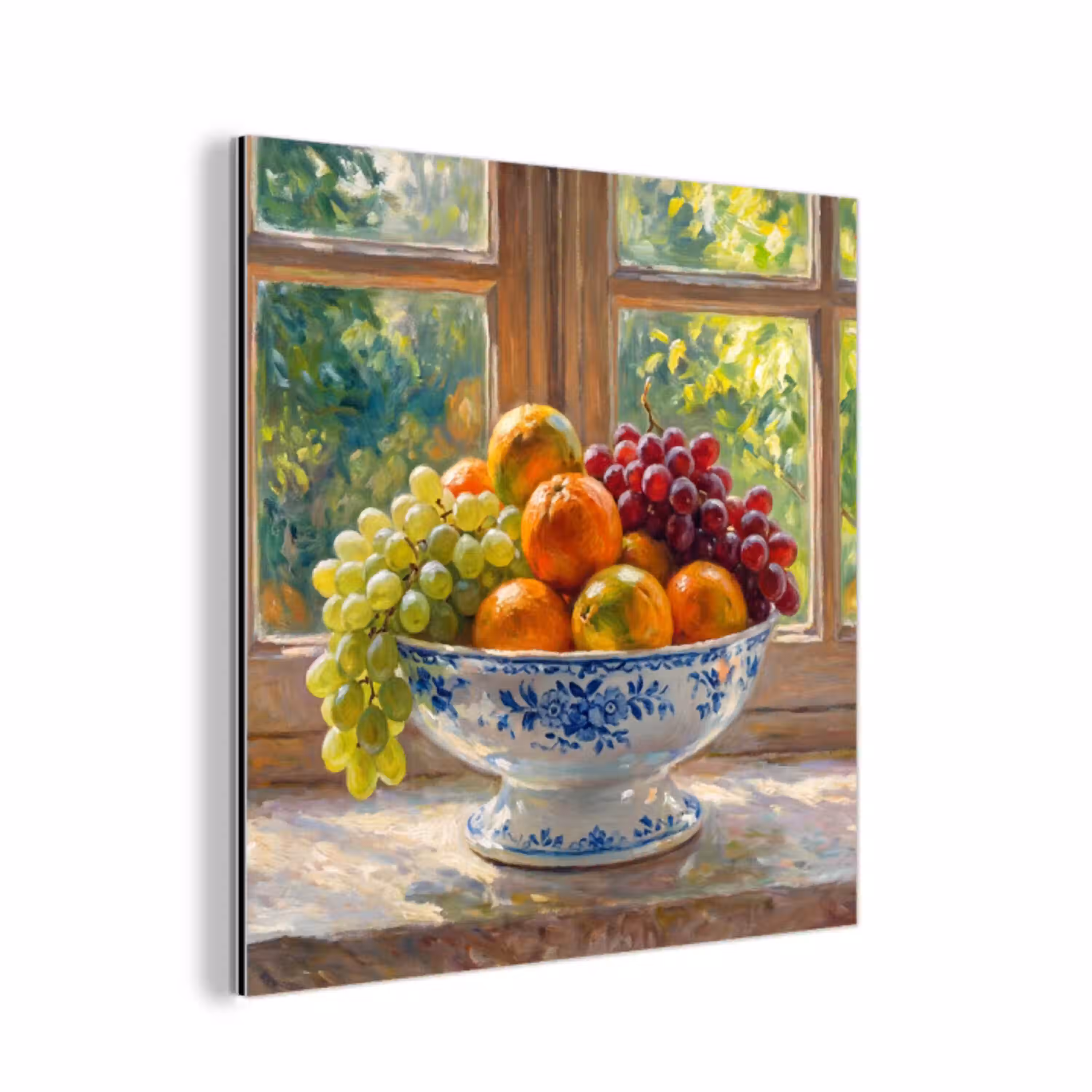 Fruit - Vensterbank - Natuur aluminium wit klein -3d