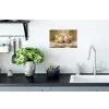 Bloemen - Eieren - Geschilderd Muursticker klein -keuken